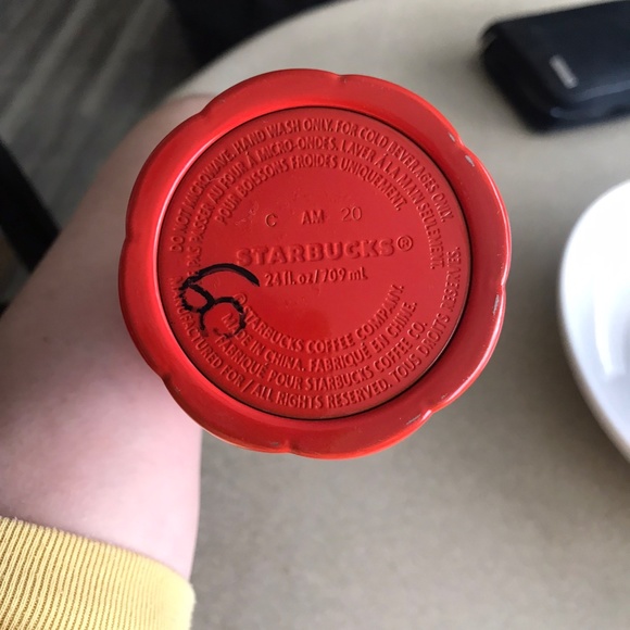 Starbucks orange ombré travel cup - Picture 3 of 3